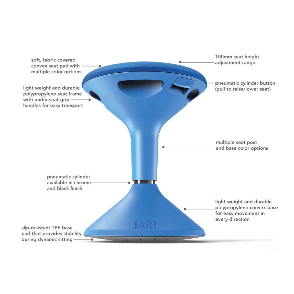 Jari Activstool Product Blue Features