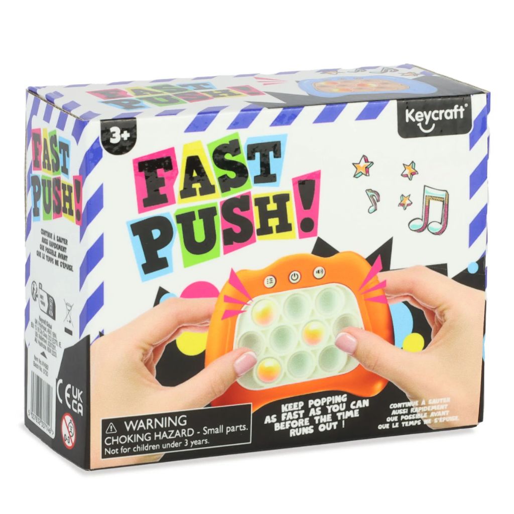 Keycraft Fast Push Game Packaging