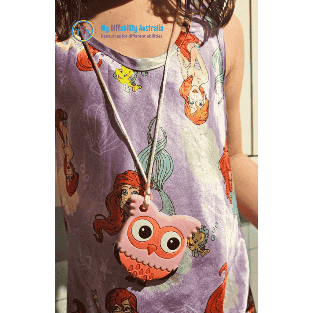 Kid Wearing the Pink Owl