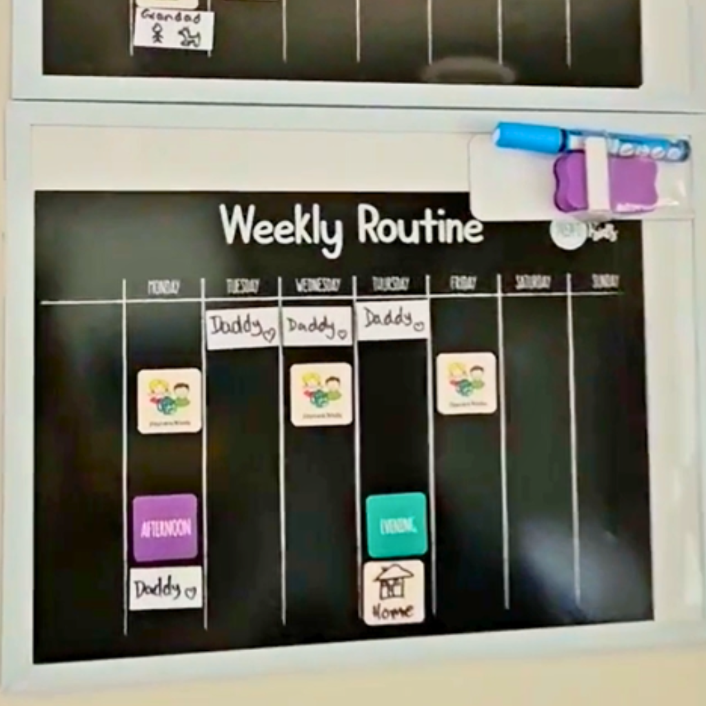 Kinder And School Edition Magnets Used In Weekly Chart Set