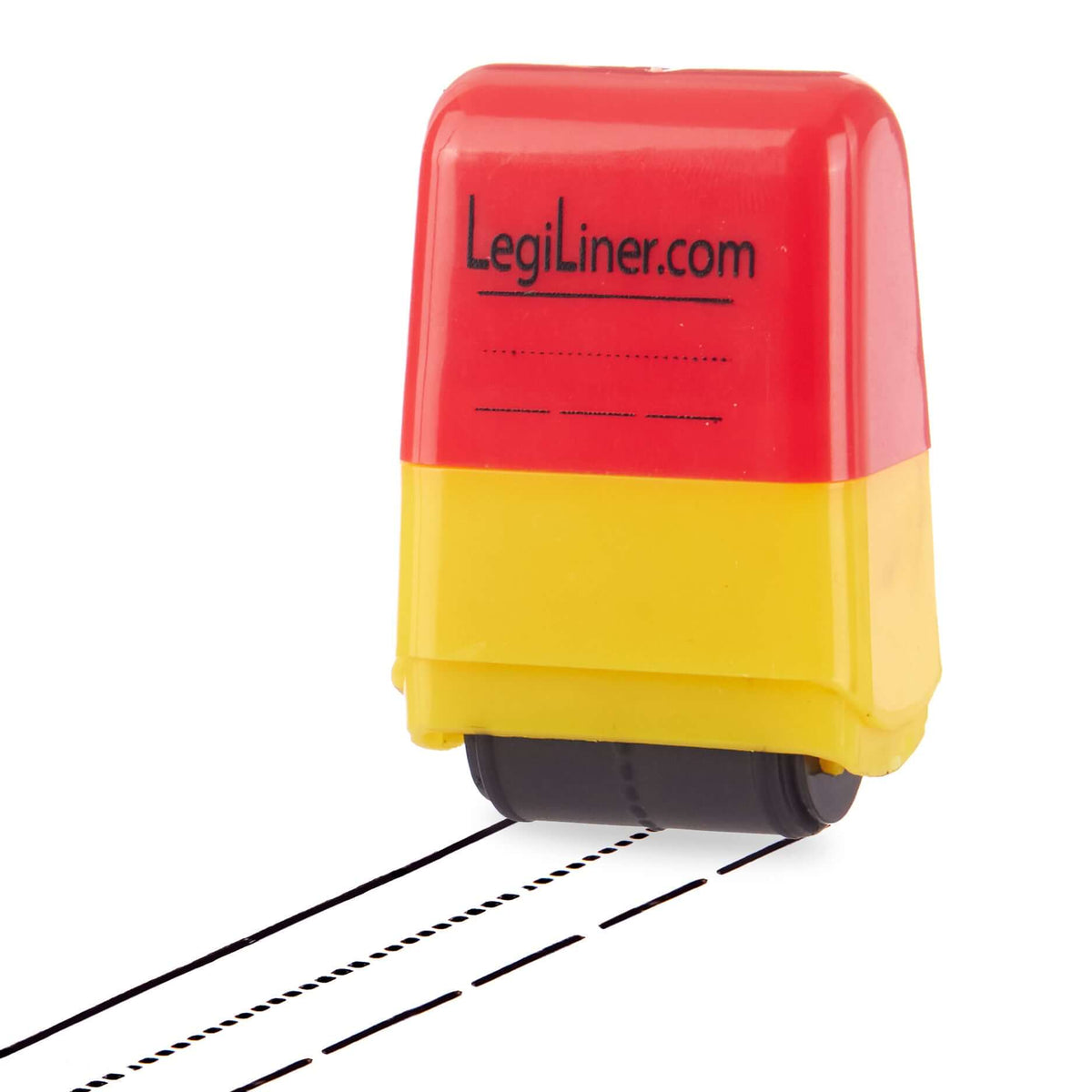 LegiLiner Legi Spaces Self Inking Teacher Stamp 1 inch Dashed Spaces Handwriting Lines Roller Stamp