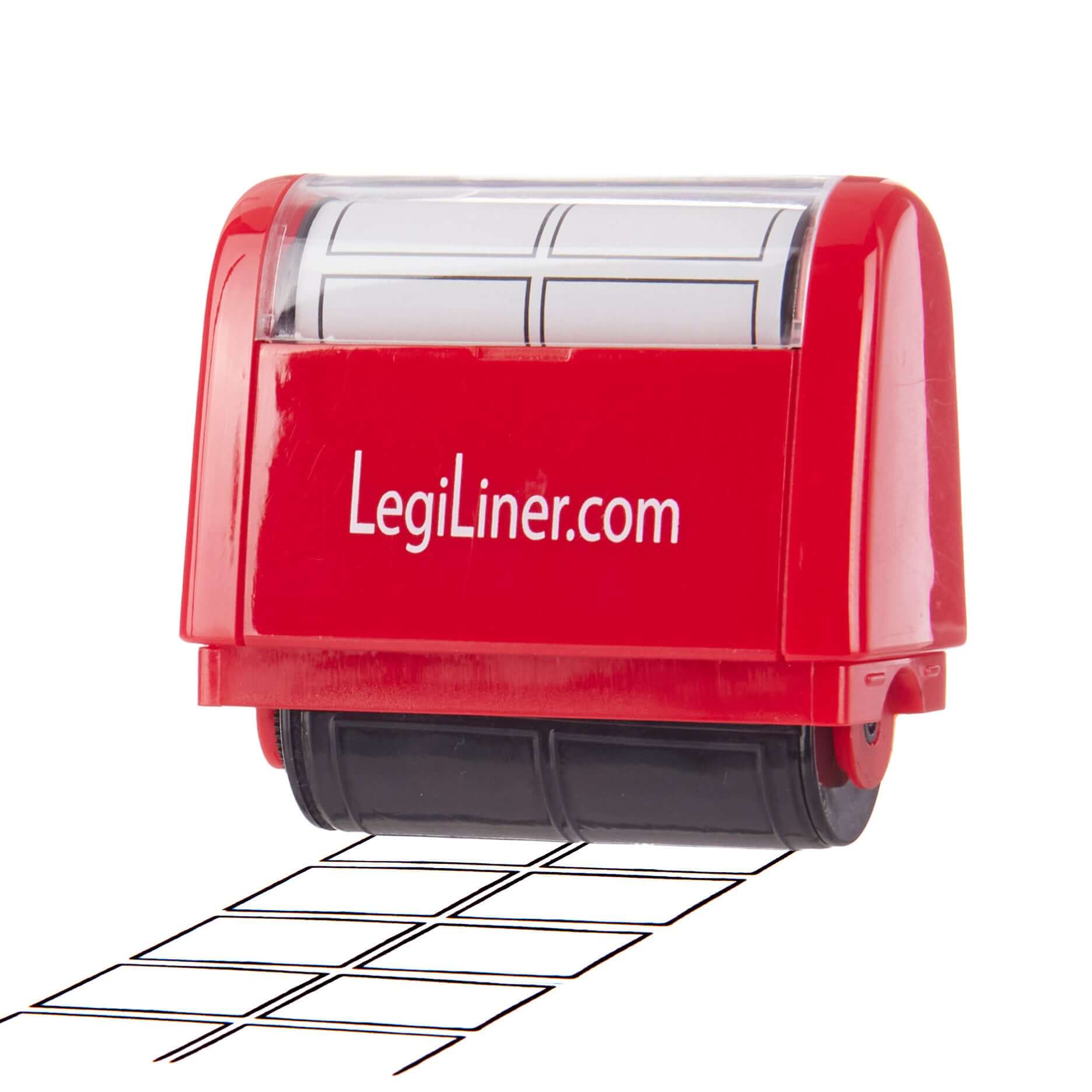 LegiLiner Self Inking Teacher Stamp LegiBoxe OT Math and Handwriting Letter Boxes Roller Stamp