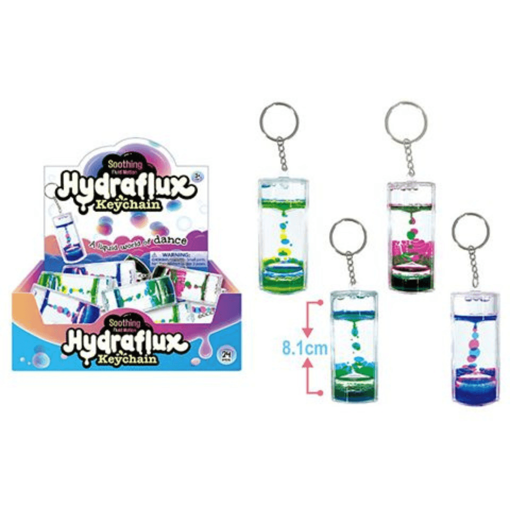 Liquid Motion Keychain Two Tone Lava 4 Asstd