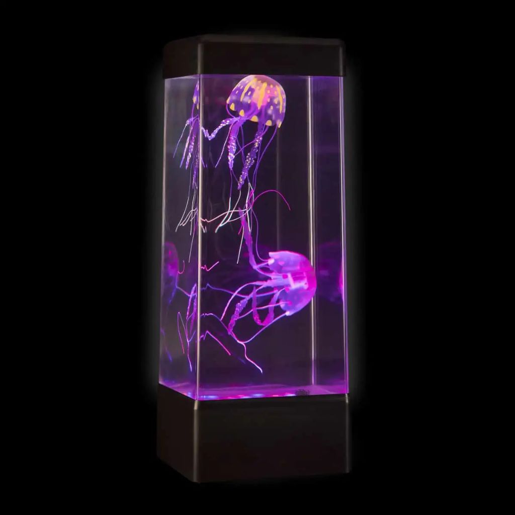Luminous Jellyfish Mood Lamp In Black Background