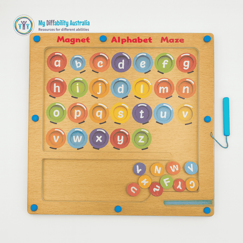 Magnetic Alphabet Maze Game Full Product View