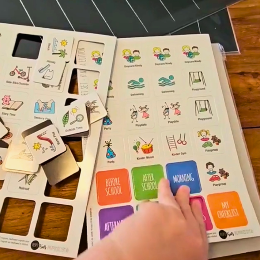Magnets Included In Kinder Edition Weekly Routine Chart Set