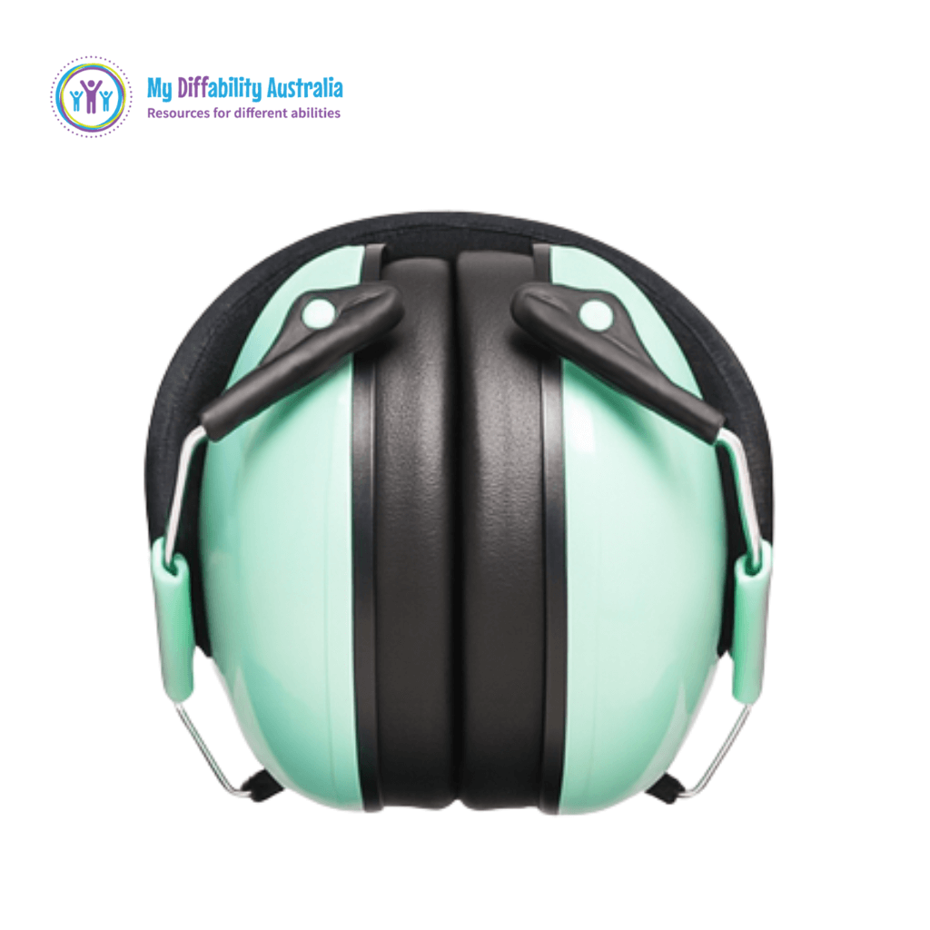 Mint Ear Defender Ear Muff Folded Inward
