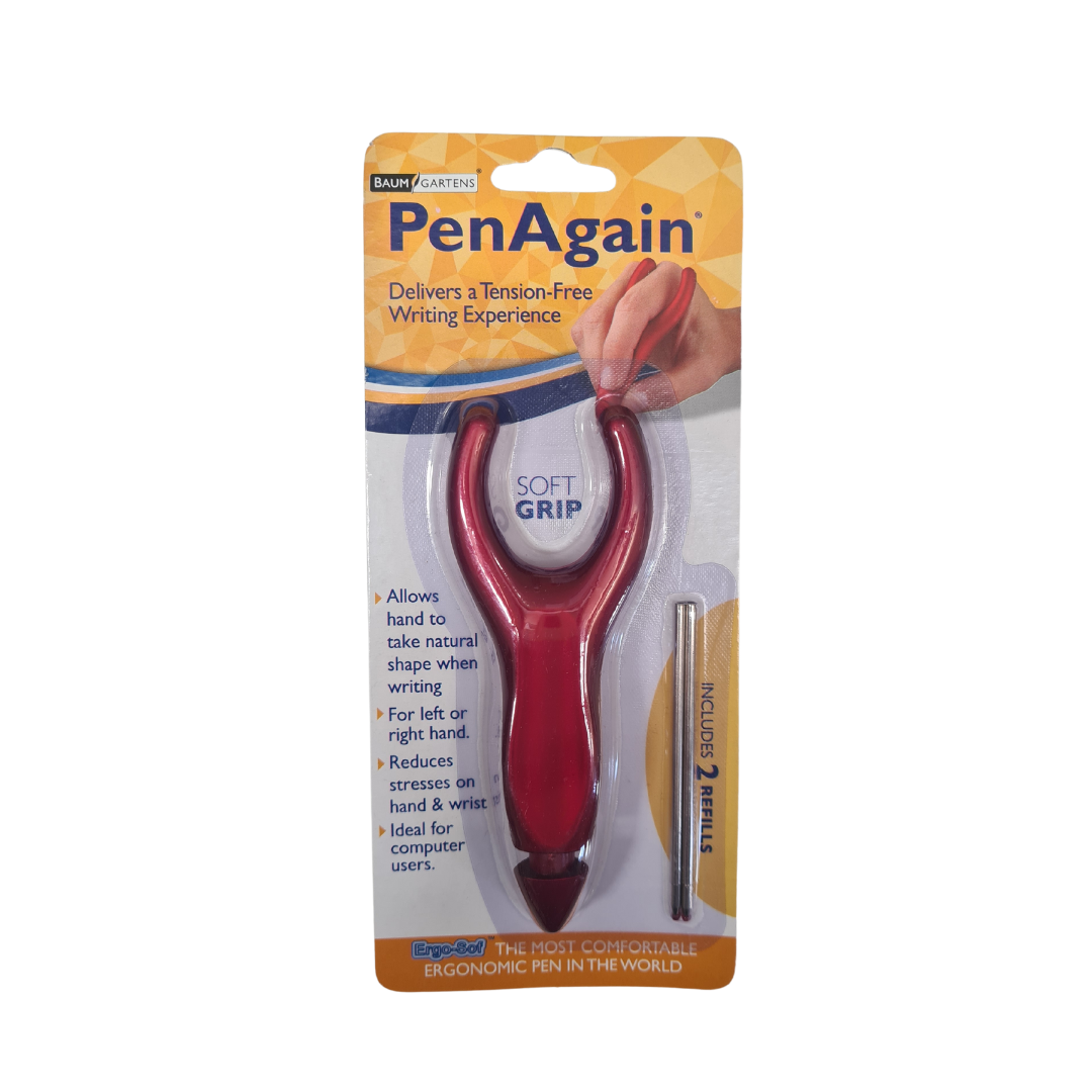 Packaging Pen Again Ergo Sof Ball Point Pen  Red Outer