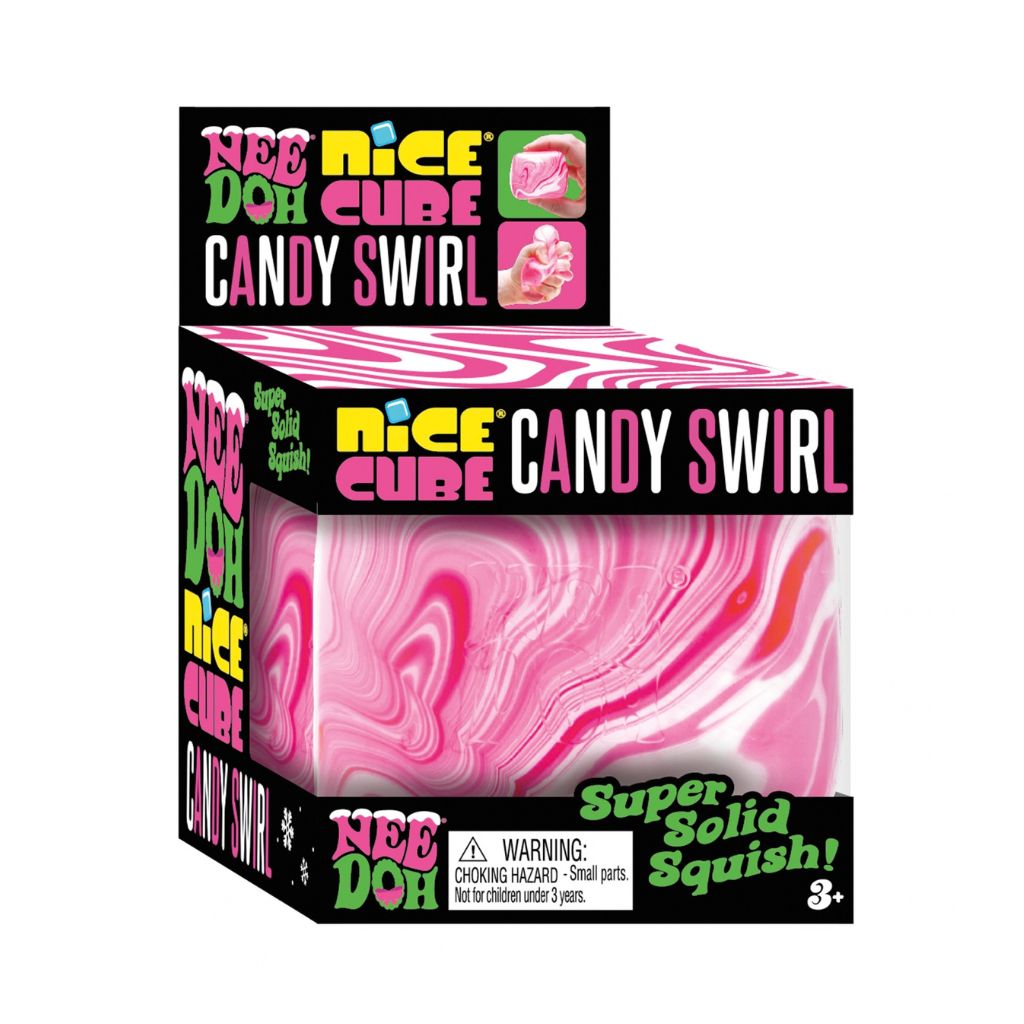 Packaging of Candy Swirl Nice Cube Nee-Doh