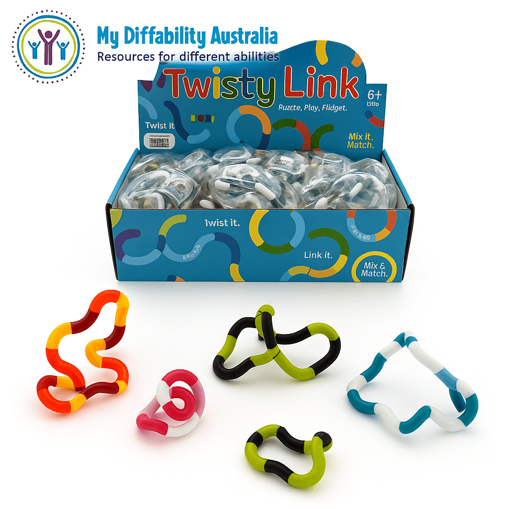 Packaging of Tangle Twisty Fidget