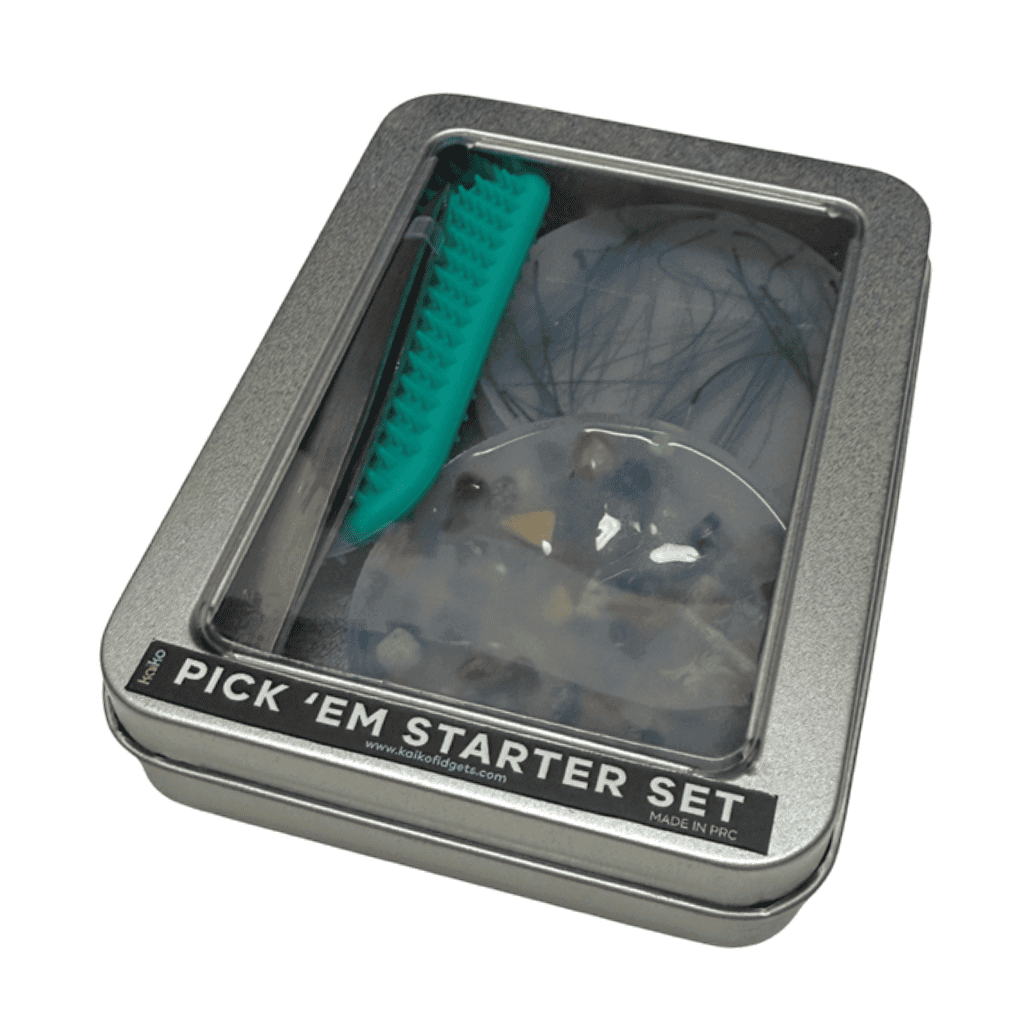 Packing of Pick Em Starter Set Kaiko Picking Popping Hair Pulling Support