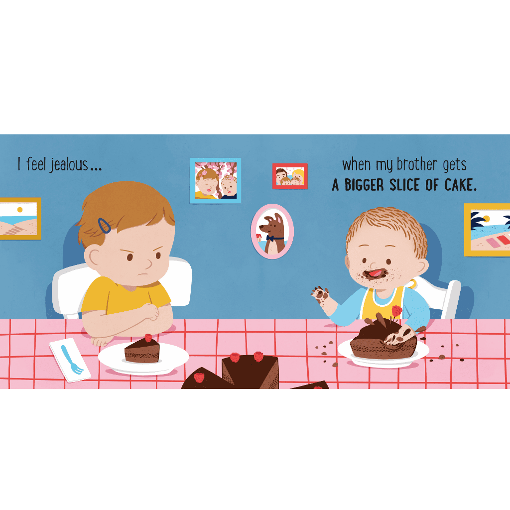 Part Of the Book Showing Kids Eating Cake