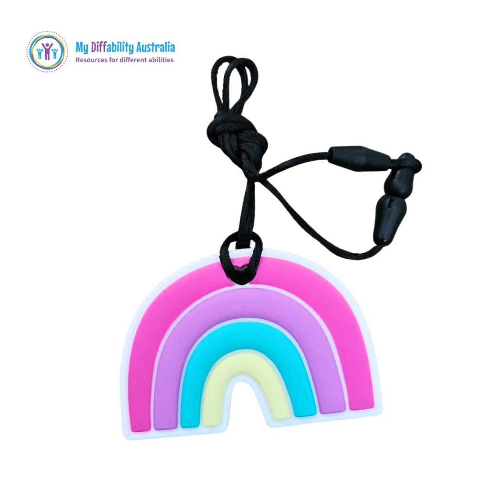 Pastel Colours Rainbow Chewy Pendant
