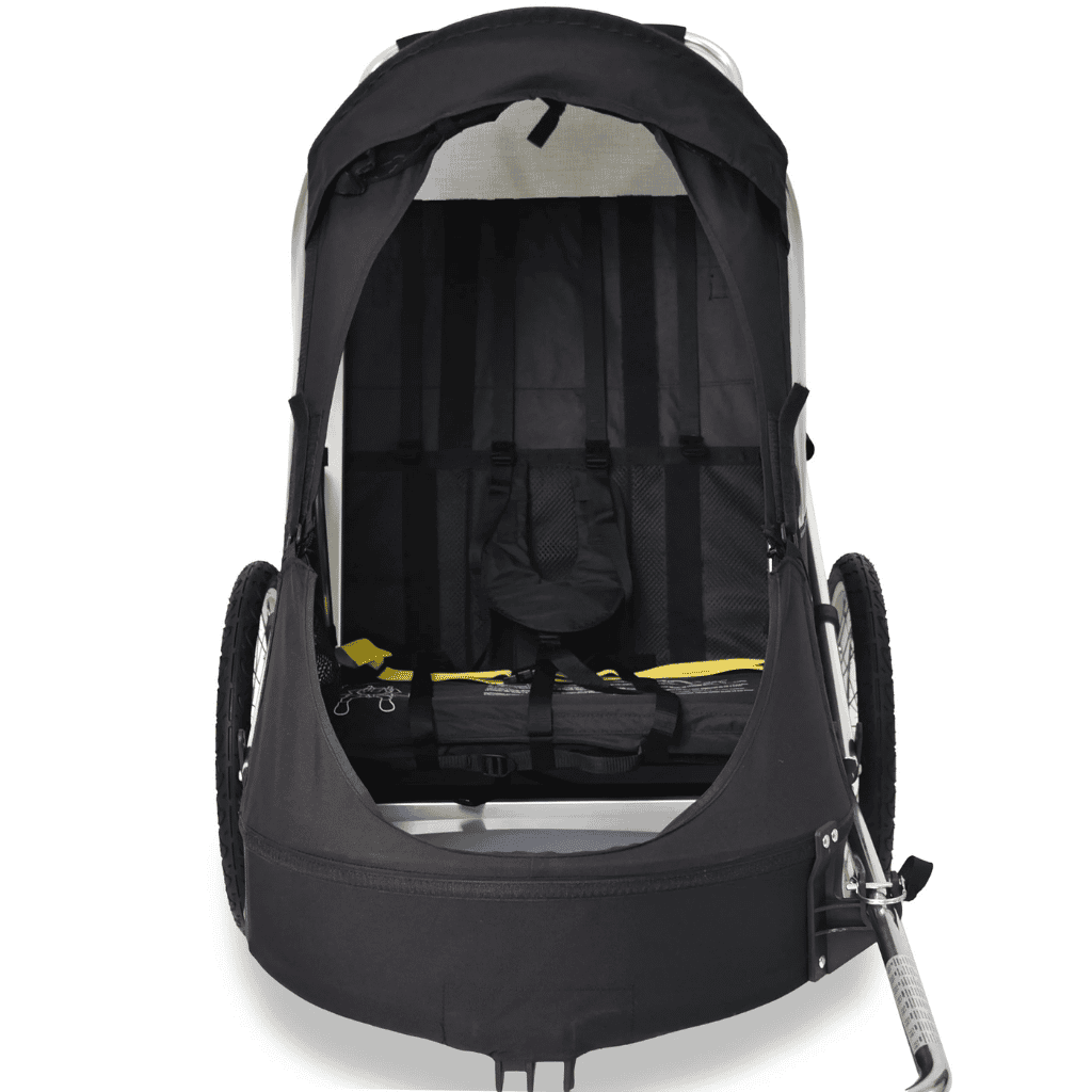 Photo Showing the Seat Interior of Wike Special Needs Large Bike trailer with Stroller and Jogging Kit