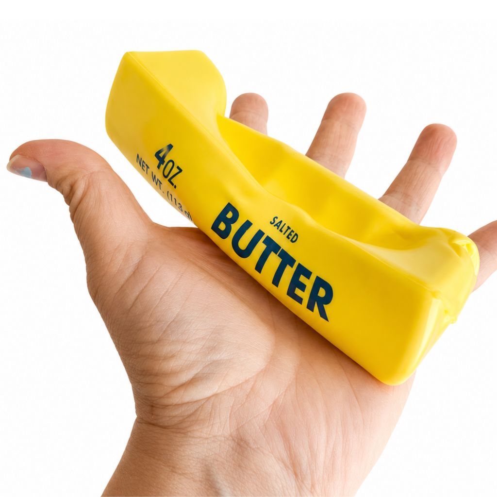 Photo of Butter Stick that has been squished