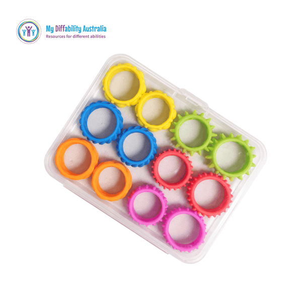 Picky Fingers Fidget Rings - 12 pack I Sensory Regulation - My ...