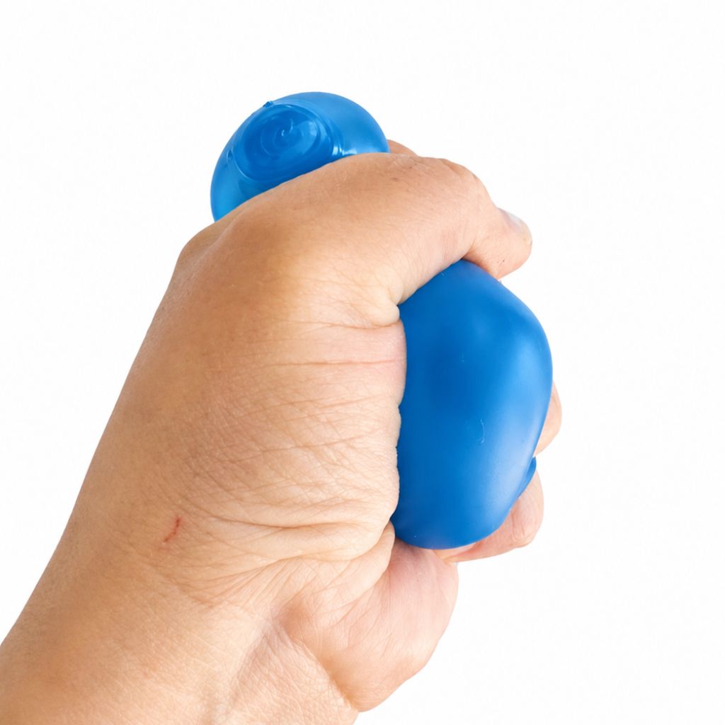 Picture of a hand Squishing Morph-O Squashers