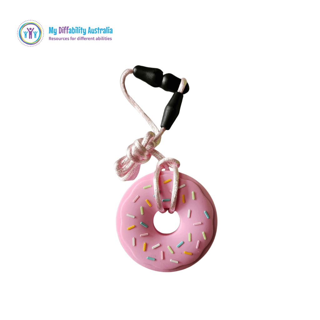 Pink Donut Necklace