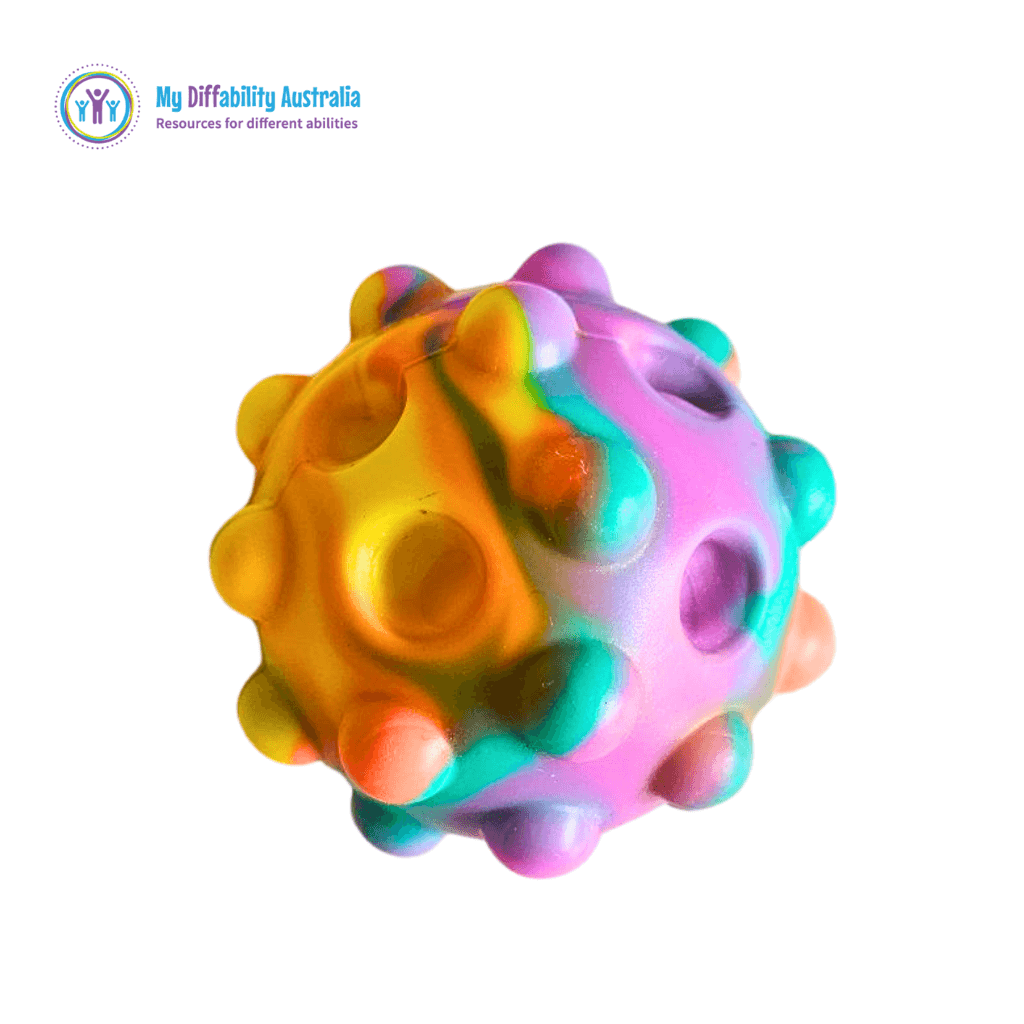 Pop It Fidget Ball in White Background