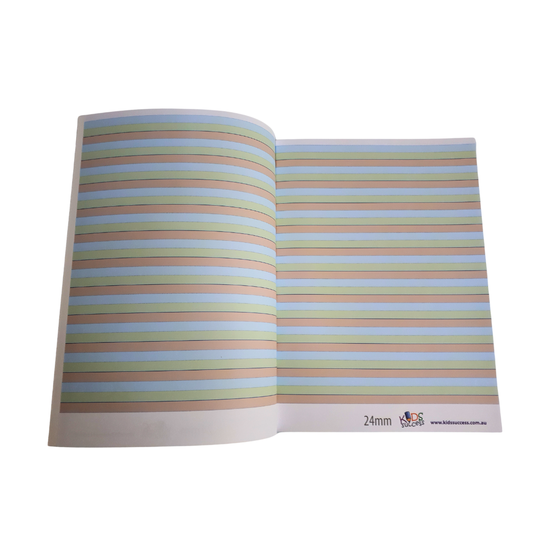 rainbow paper exercise book 24mm open book