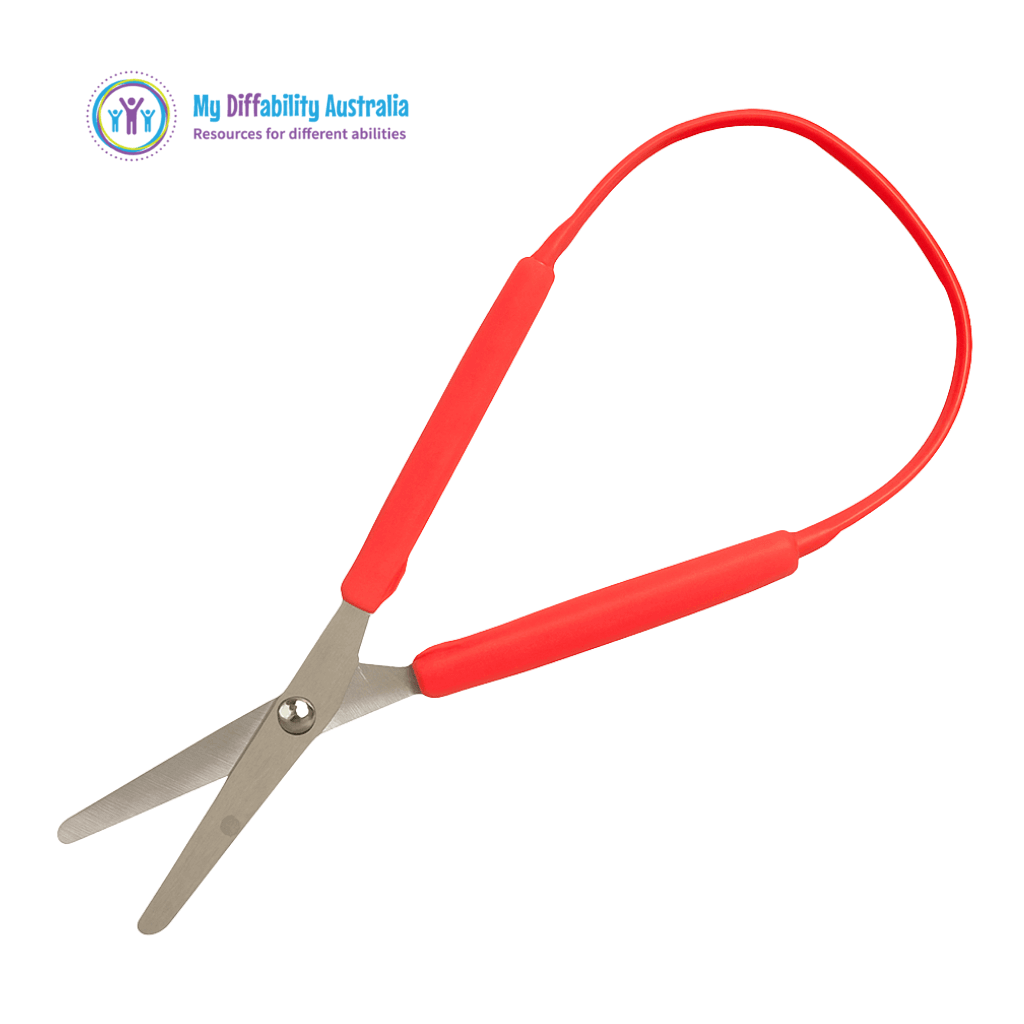 Red Easy Grip Squeezy Scissors