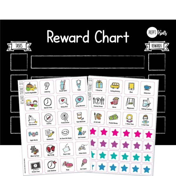 Reward Chart Set I Magnetic Visual Aid I Positive Behaviour Support ...