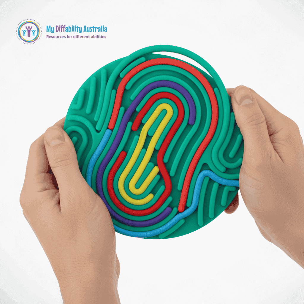 Sensory activity board kit quiet fidget front view