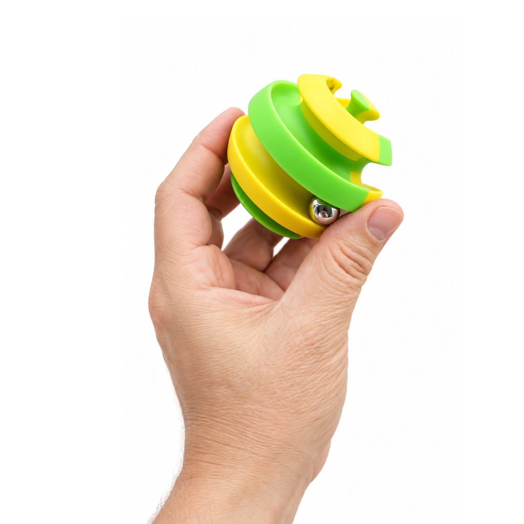 Side View of Infinite Loop Fidget Ball