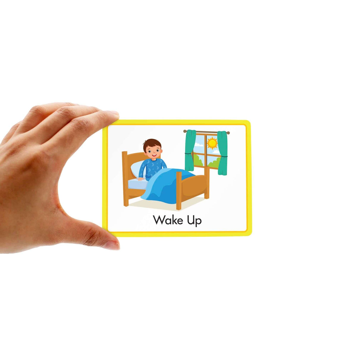Someone Holding Communication Cards