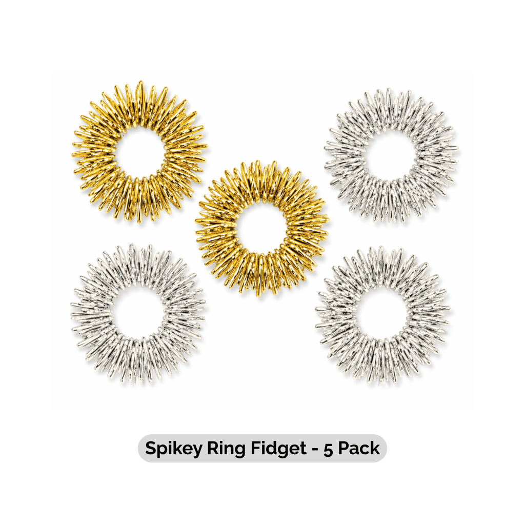 Spikey Ring Fidget 5 Pack