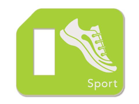 Sport school kids tag set
