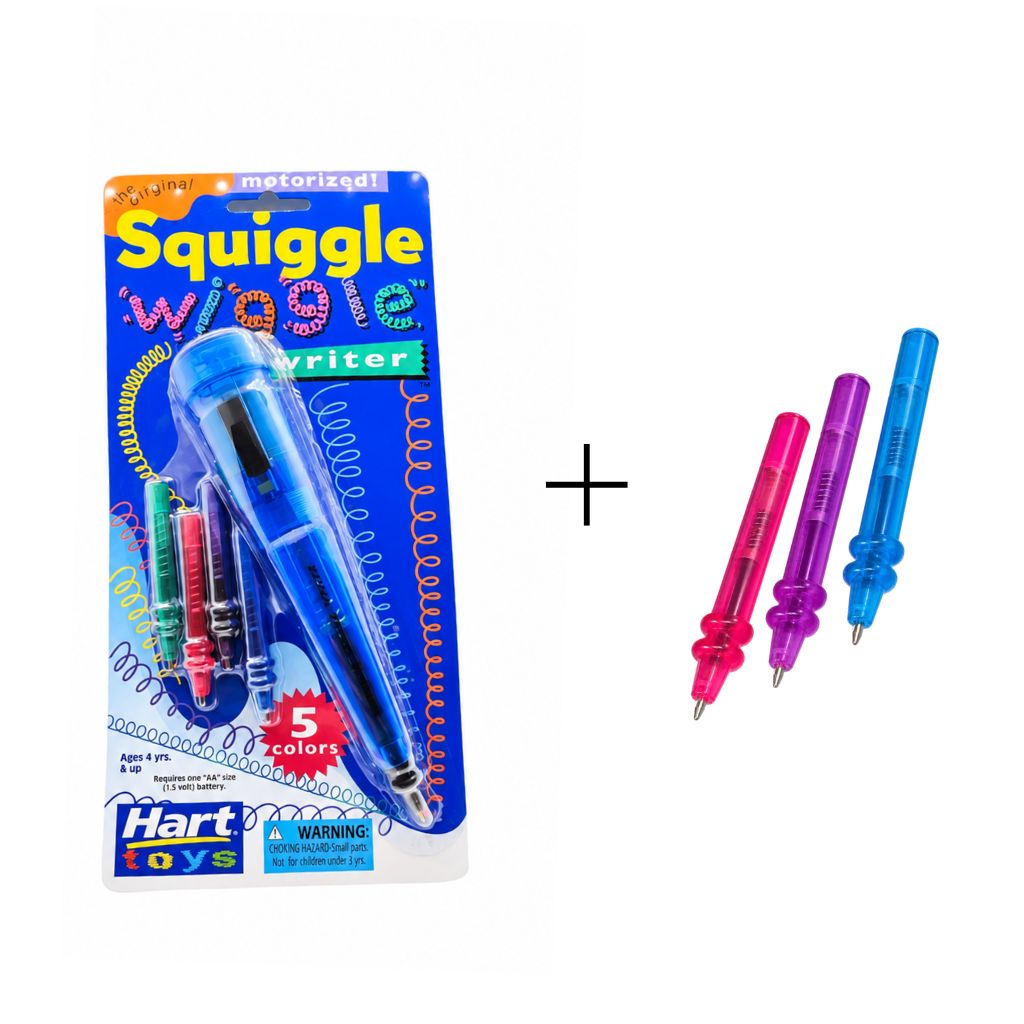 Squiggle Pen plus 3 pack refill