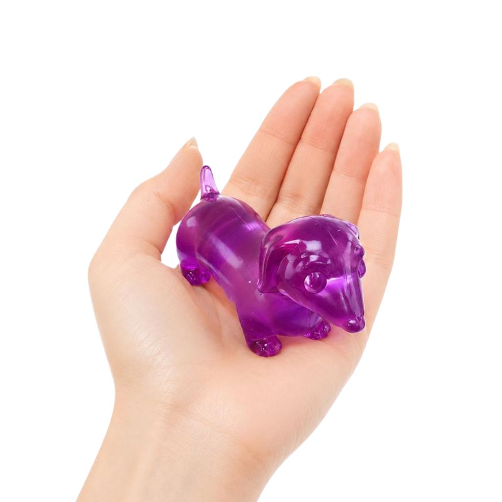 Squishy Squeeze Animal Series Dog in a hands palm