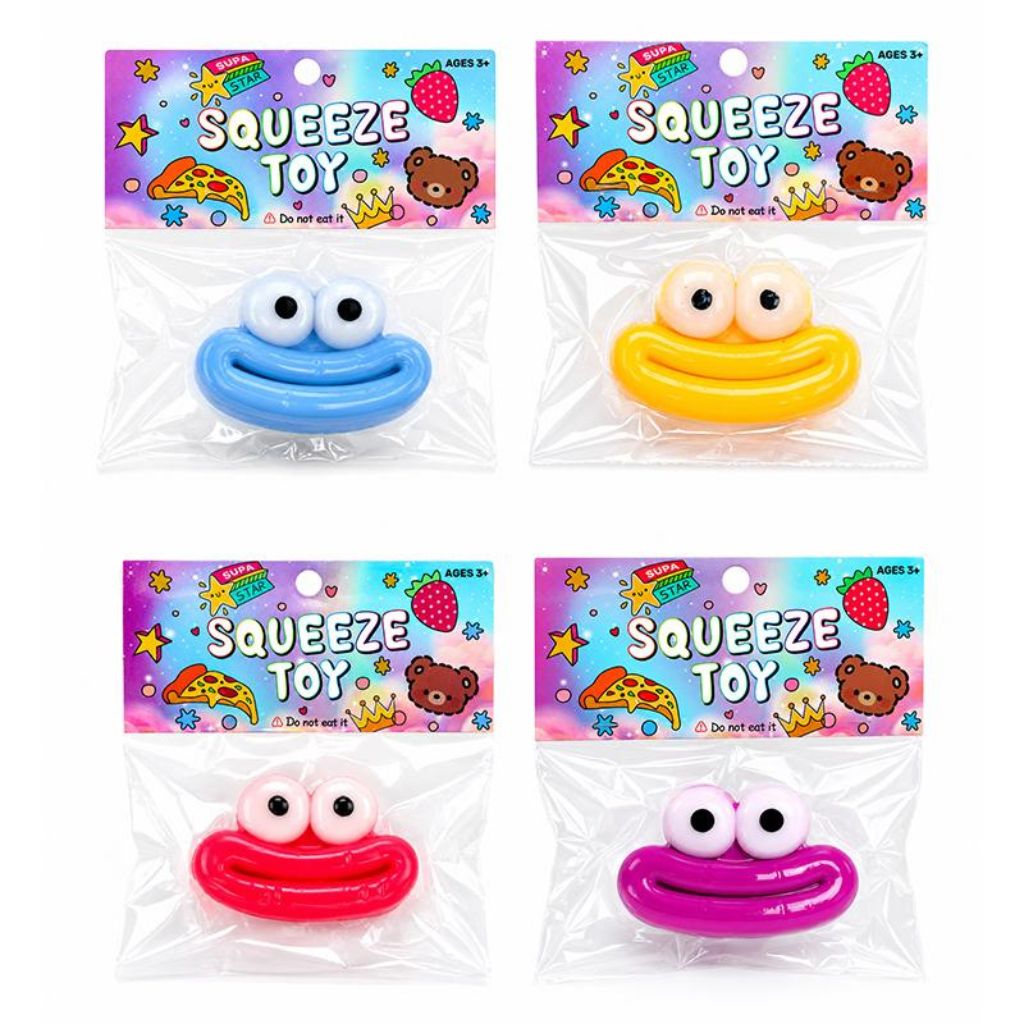 Squishy Squeeze Animal Series Frog Googly Eye in its packaging