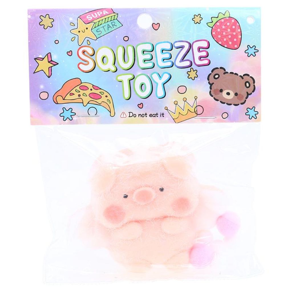 Squishy Squeeze Animal Series Piggy in a packaging
