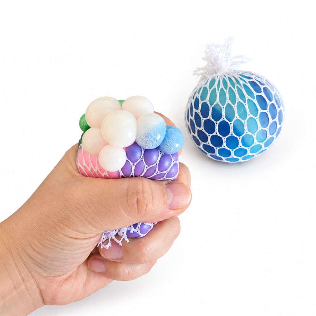 Photo of Squishy Squeeze Mesh Stress Ball being squished