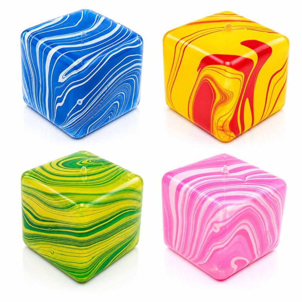 Squishy Squeeze Slow Rise Series Swirl Cube