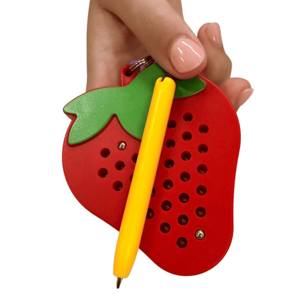 Strawberry Magnetic Pad Keyring