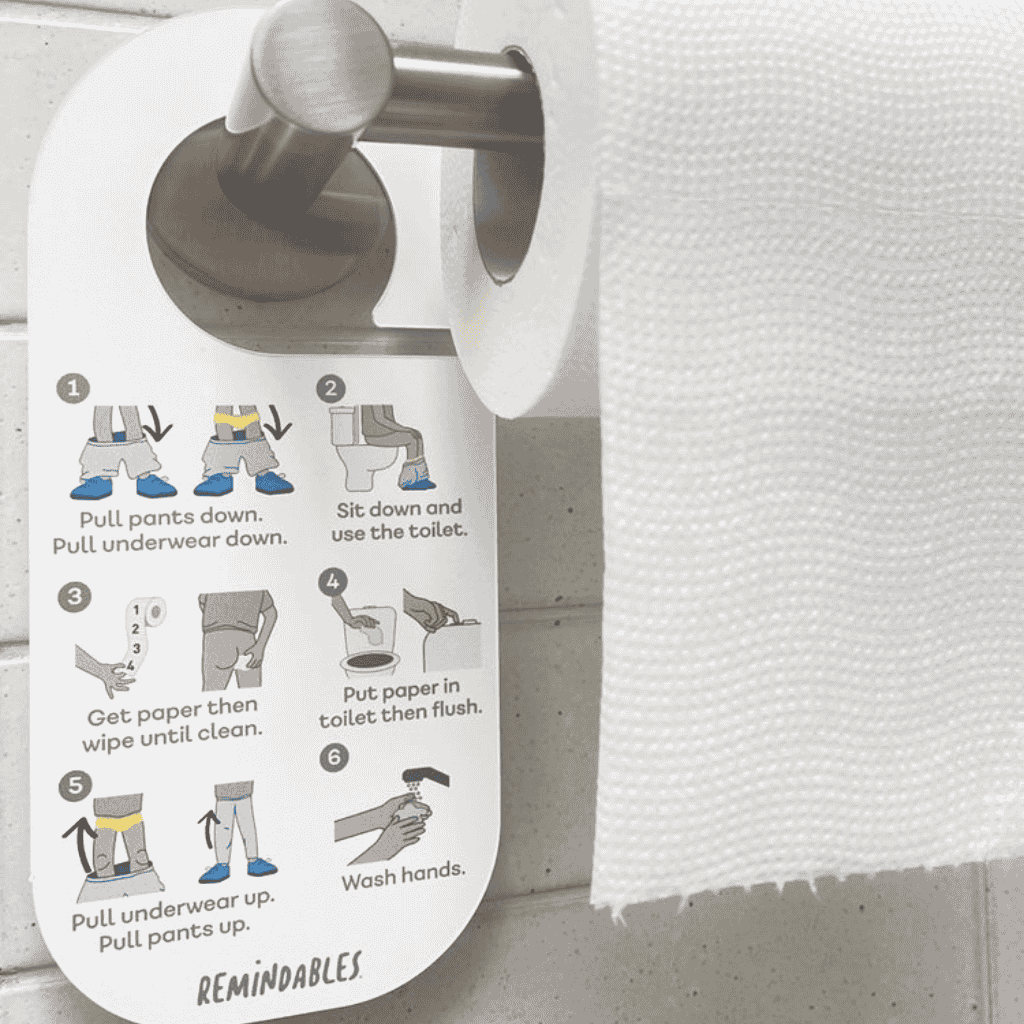 Toilet Teaching Hanger Full Product View