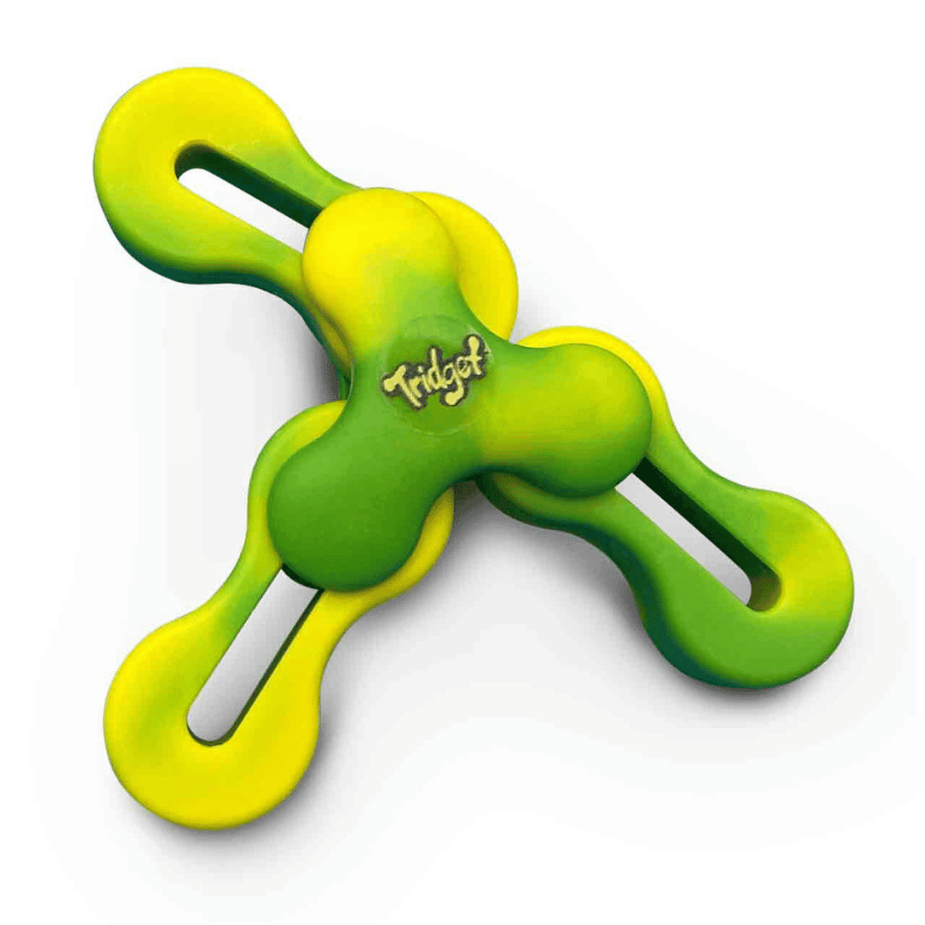 Tridget Fidget Toy Yellow Green