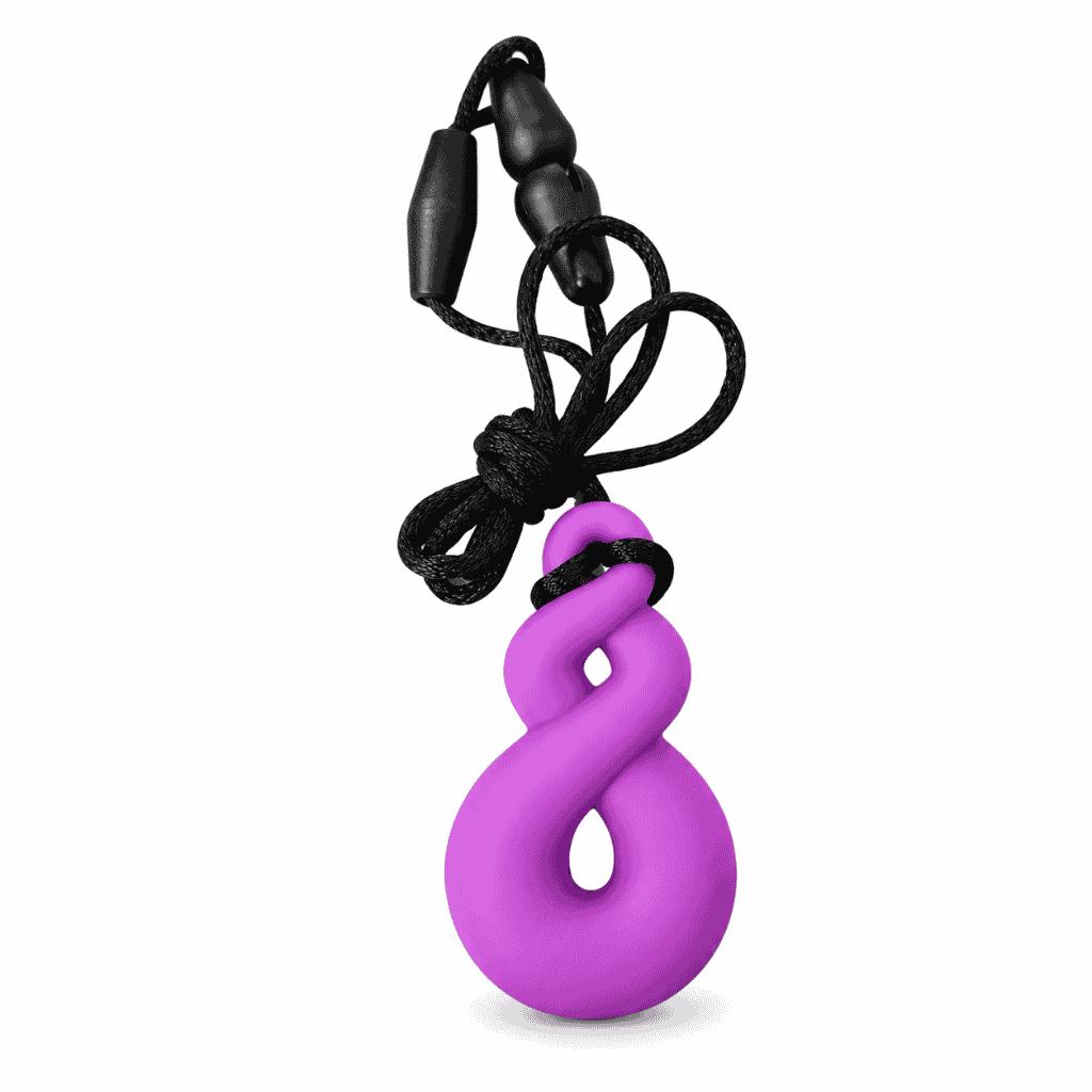 Twist Loop Chewable Pendant Purple