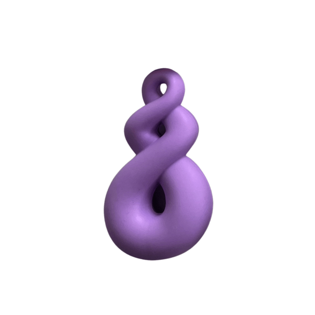Twist Loop Necklace Lilac