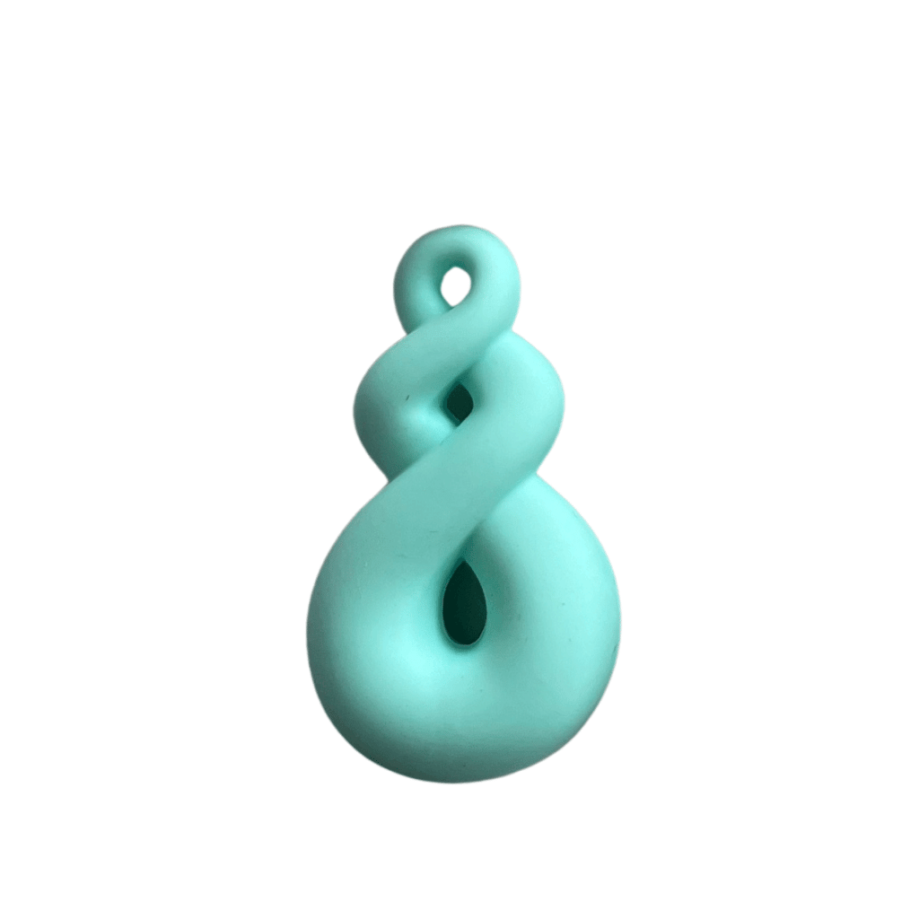 Twist Loop Necklace Teal