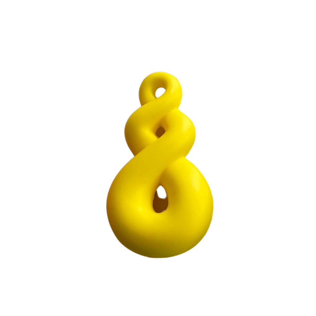 Twist Loop Necklace Yellow
