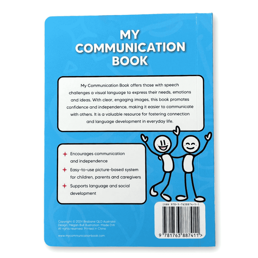 Updated Back Cover of My Communication Book