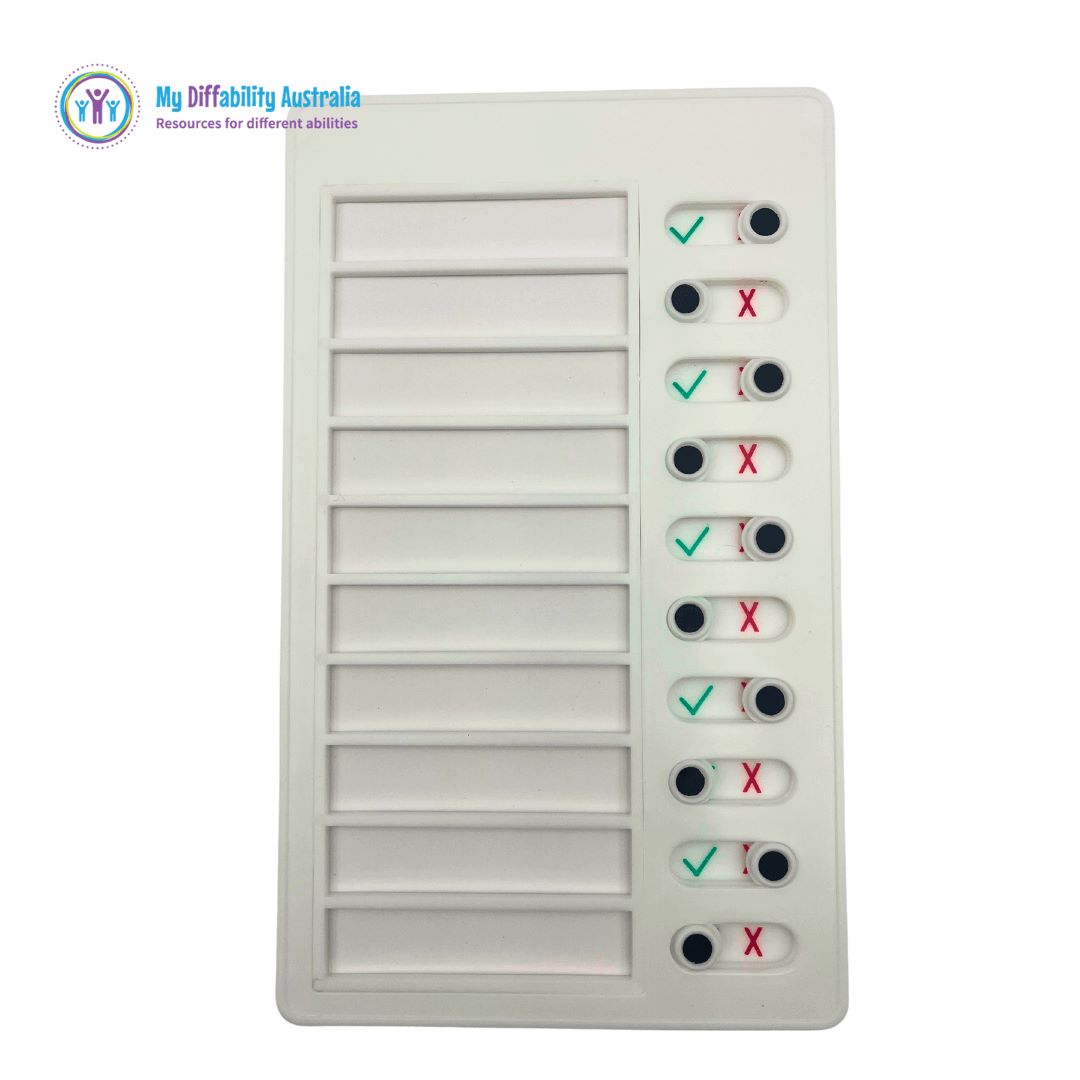 Visual Routine Chart