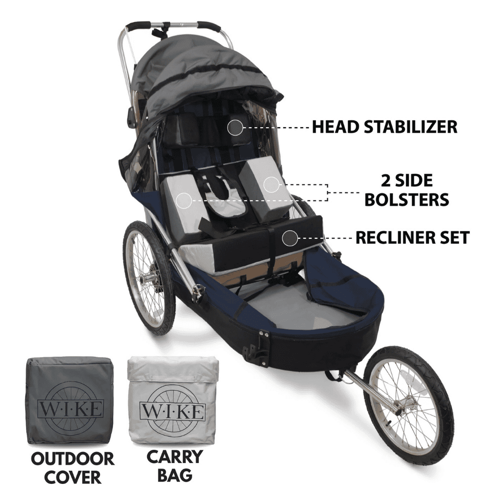 Wike Accessory Set for Special Needs Large Bike Trailer