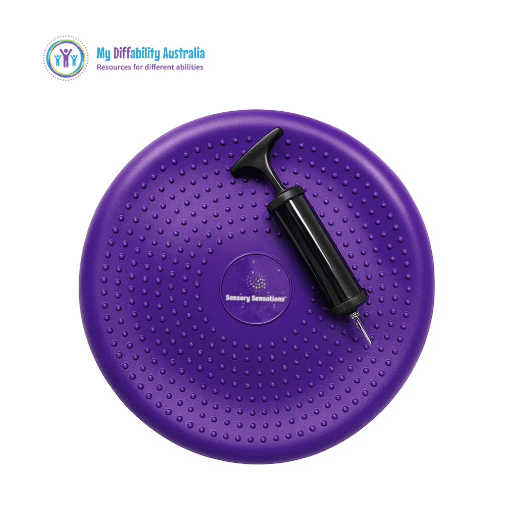 Wobble Cushion Purple with pump