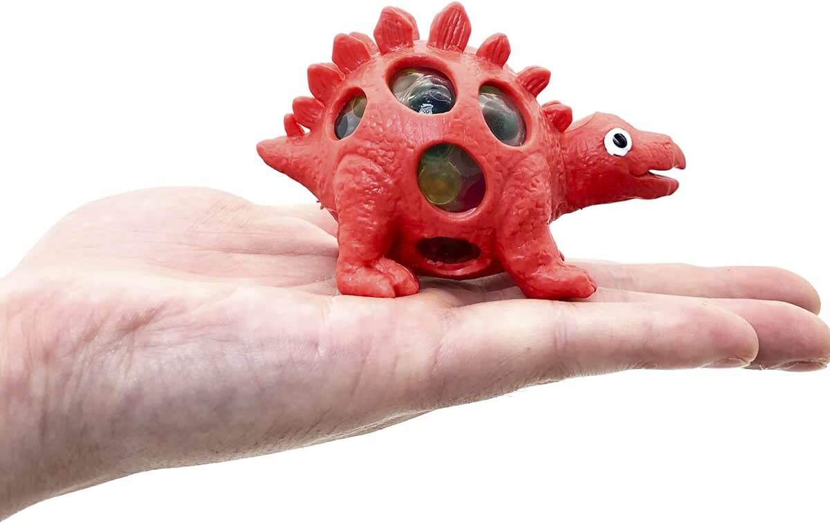 Zoom In Dinosaur Fidget Toy in the palm