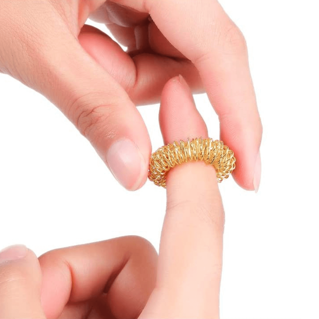 Zoom In Spikey Finger Rings Worn In One Finger